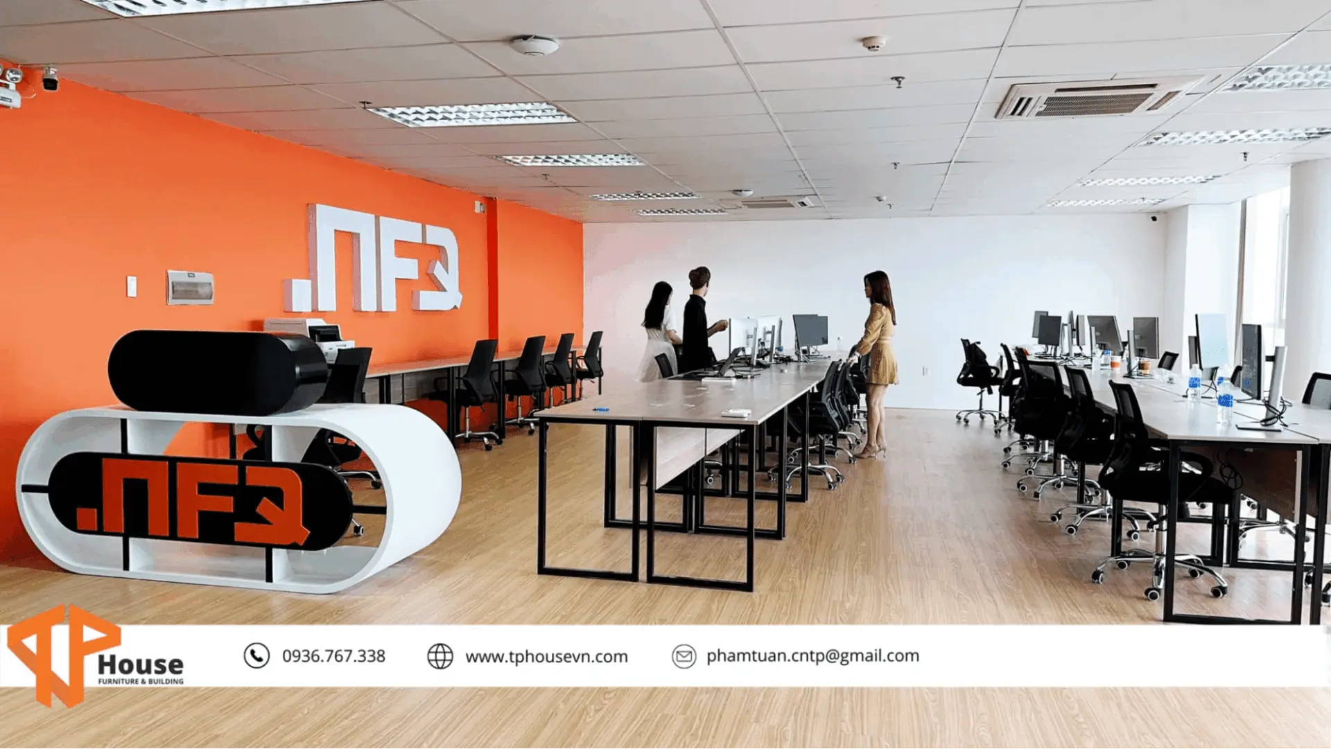 thiết kế văn phòng cần thơ tp house