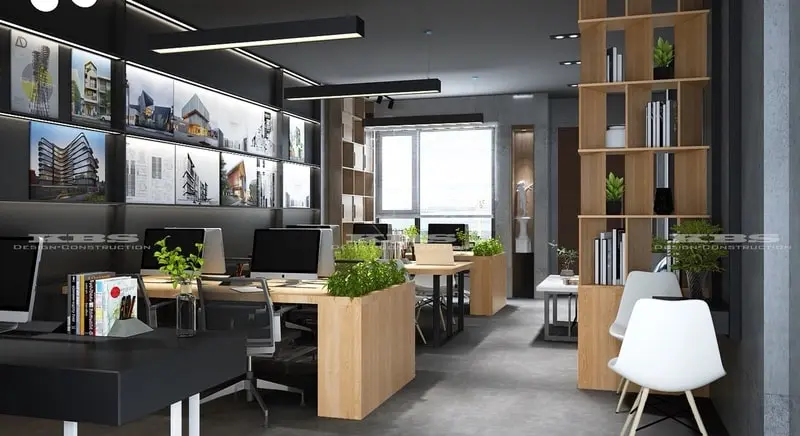 thiết kế văn phòng TPHCM công ty co-idb