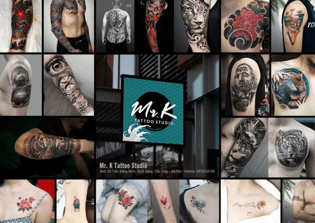 học xăm Hà Nội Tiệm Xăm Mr. K Tattoo