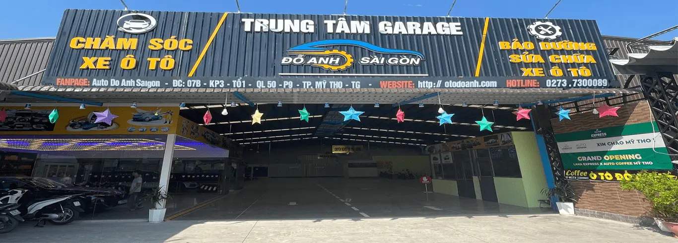 trung tâm chăm sóc xe hơi Tiền Giang Trung Tâm Garage Ô Tô Đỗ Anh Sài Gòn