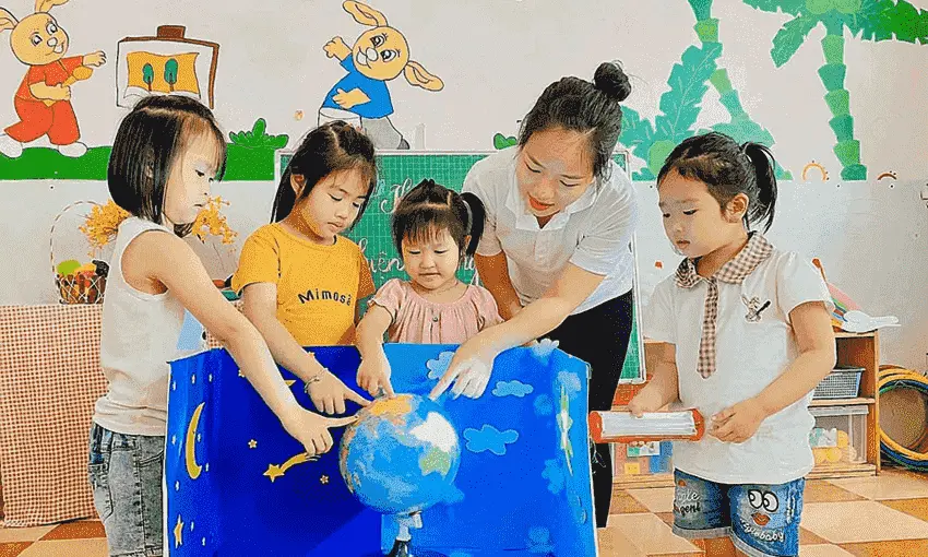 trường mầm non thái nguyên Trường Mầm Non Sukids Montessori