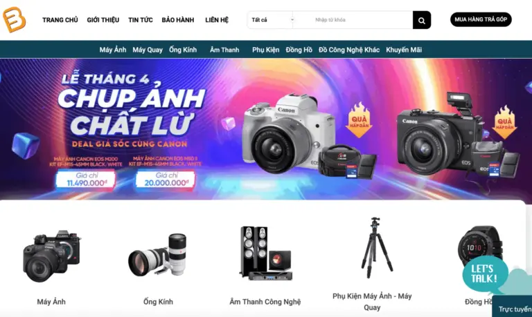 Điểm Qua Top 5 Đơn Vị Cung Cấp Máy Ảnh Đà Nẵng Uy Tín Nhất