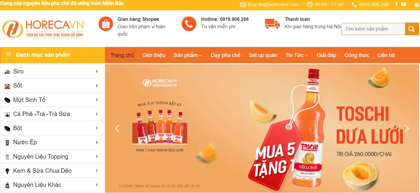 Lưu Ngay Top 10 Địa Chỉ Cung Cấp Nguyên Liệu Pha Chế Hà Nội Uy Tín