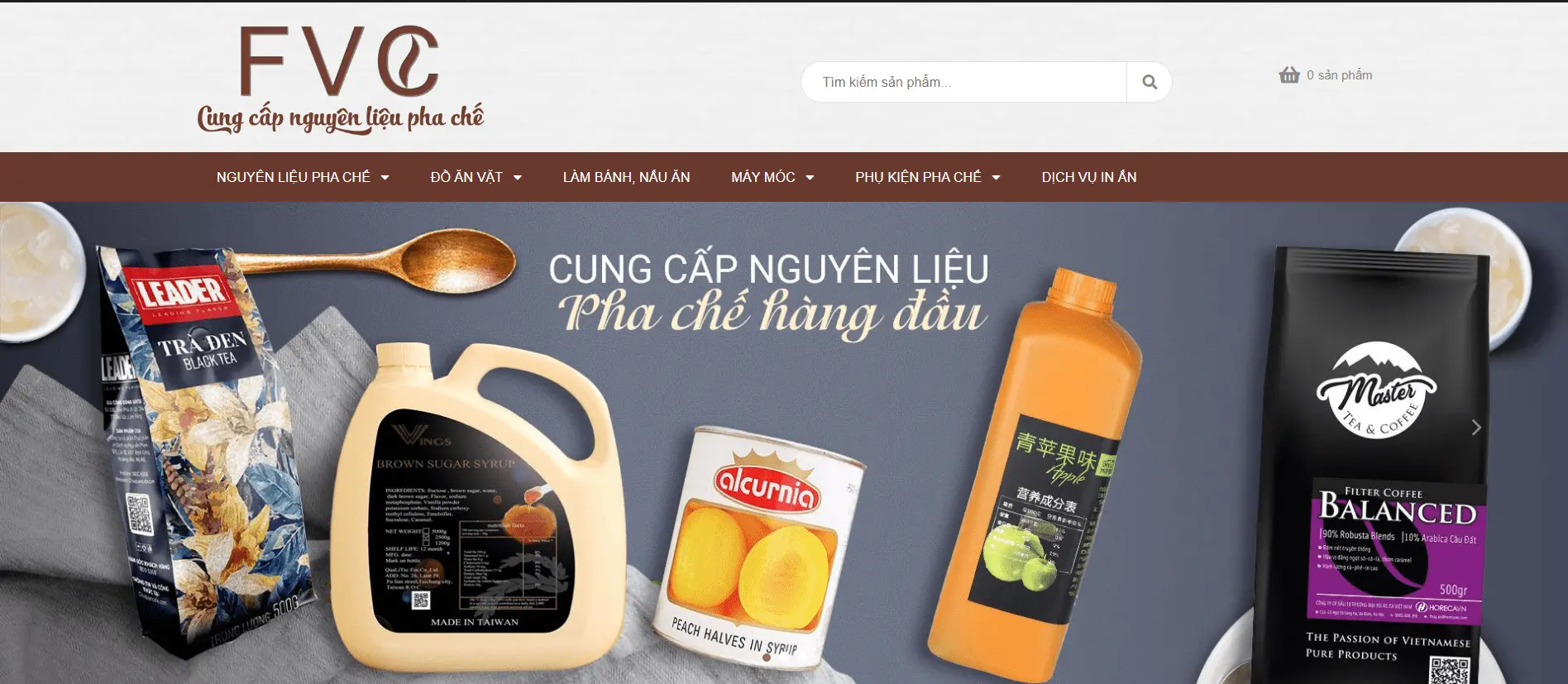 nguyên liệu pha chế Hà Nội Freddo Việt Nam