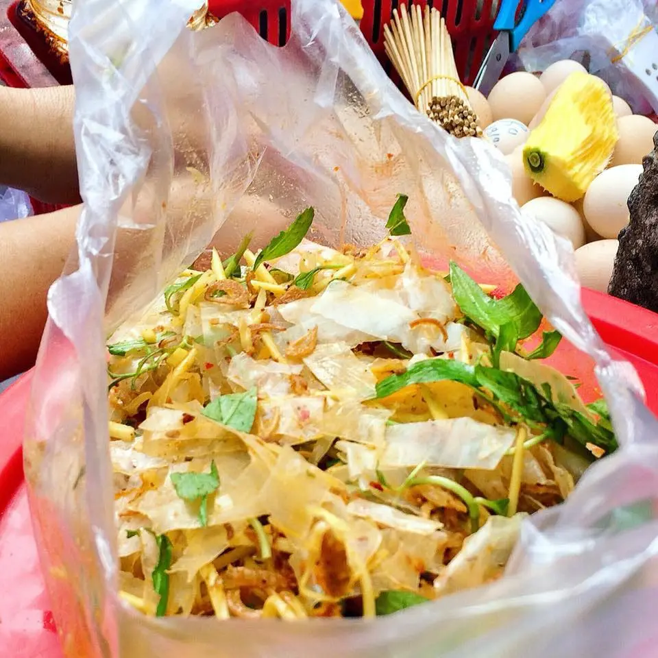 bánh tráng trộn ngon ở sài gòn