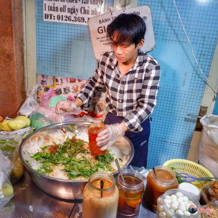 bánh tráng trộn ngon ở sài gòn