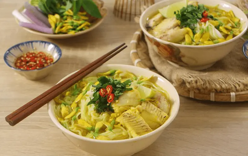 món ăn đặc sản An Giang Đặc Sản Bún Cá An Giang