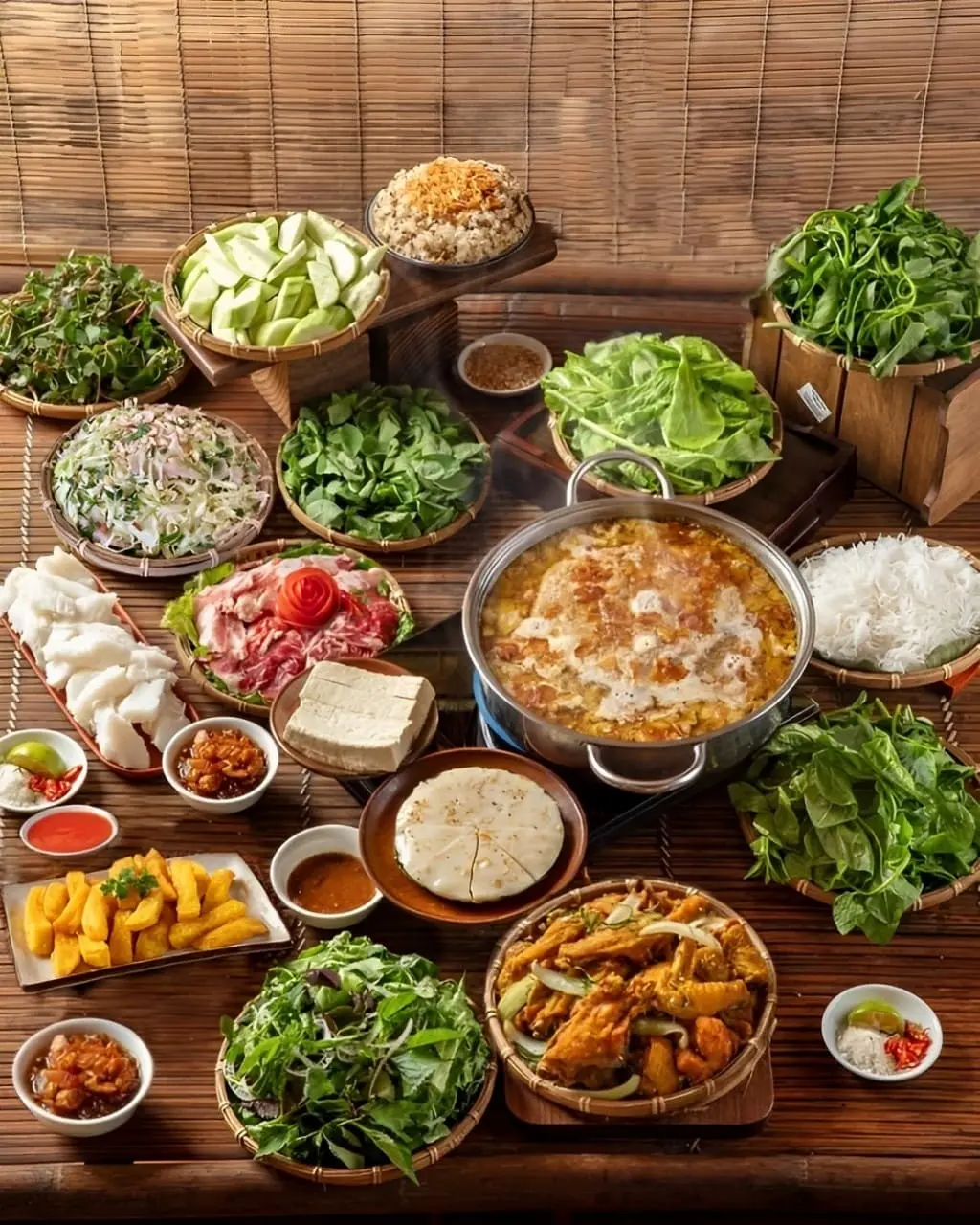 nhà hàng lẩu cua đồng Hà Nội