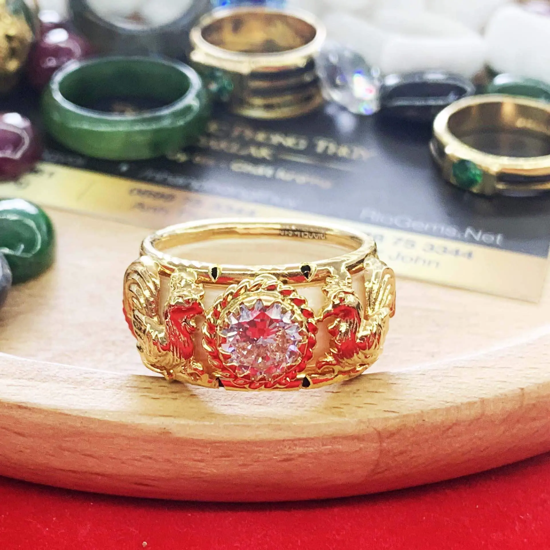 nhan-ty-huu-nam-menh-hoa-riogems nhẫn tỳ hưu nam mệnh hỏa - Riogems