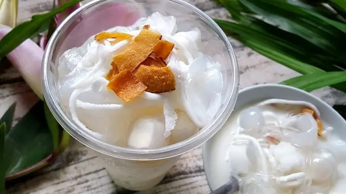 quán ăn đêm Hải Phòng Quán dừa dầm Hiền Béo