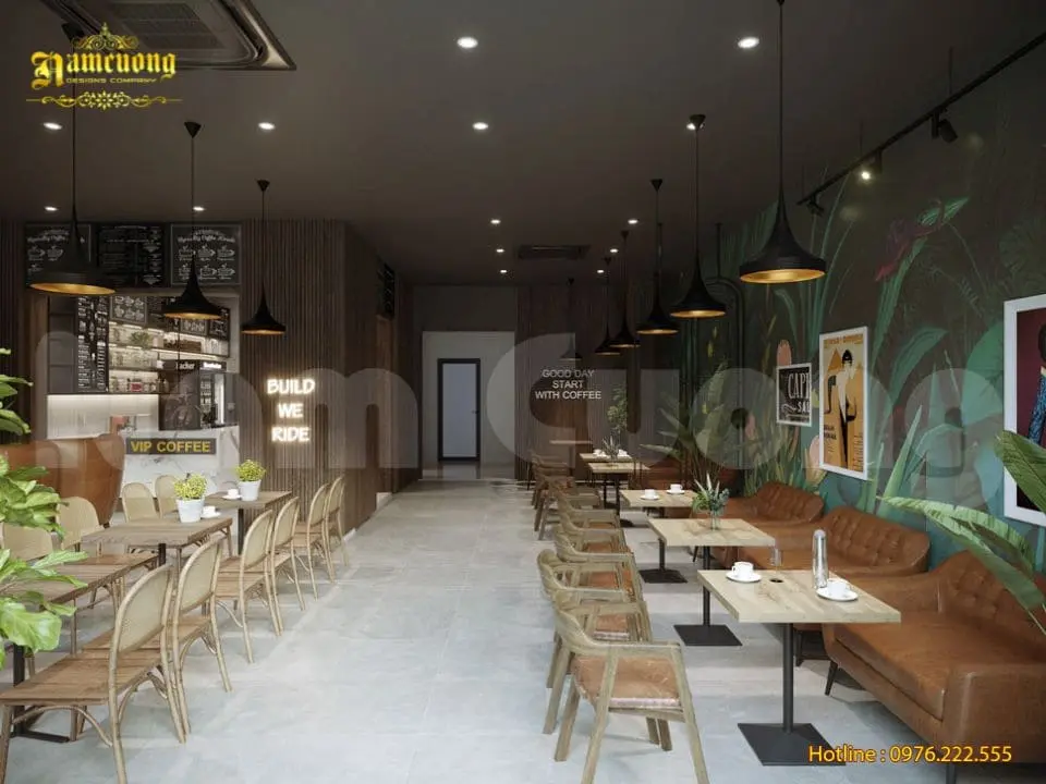 thiết kế quán cafe hải phòng Công Ty Thiết Kế Nam Cường