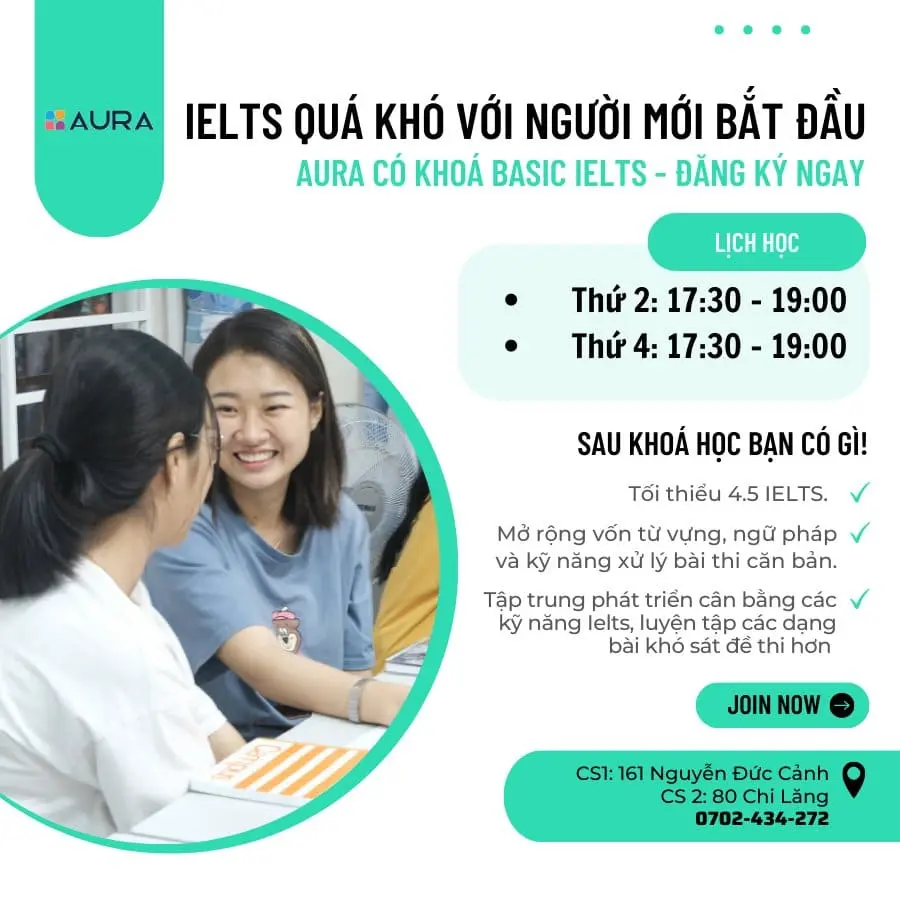 trung tâm ielts đà nẵng Trung Tâm Ngoại Ngữ Aura