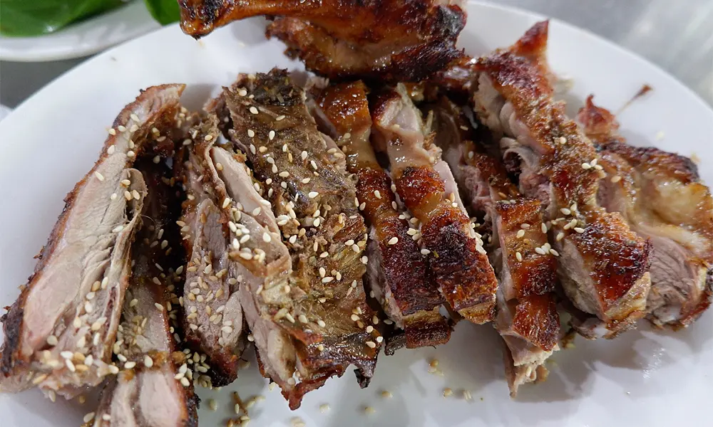 vịt cỏ vân đình hà nội quán Thu Hà