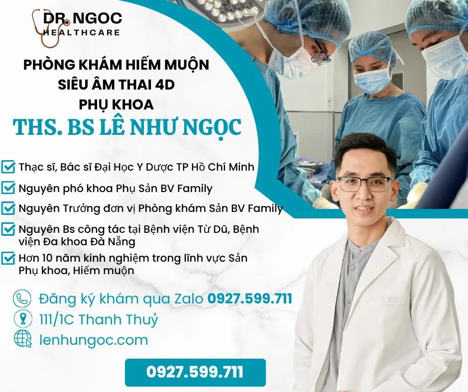 Phòng Khám Sản Phụ Khoa Lê Như Ngọc - Địa Chỉ Chữa Hiếm Muộn Tại Đà Nẵng