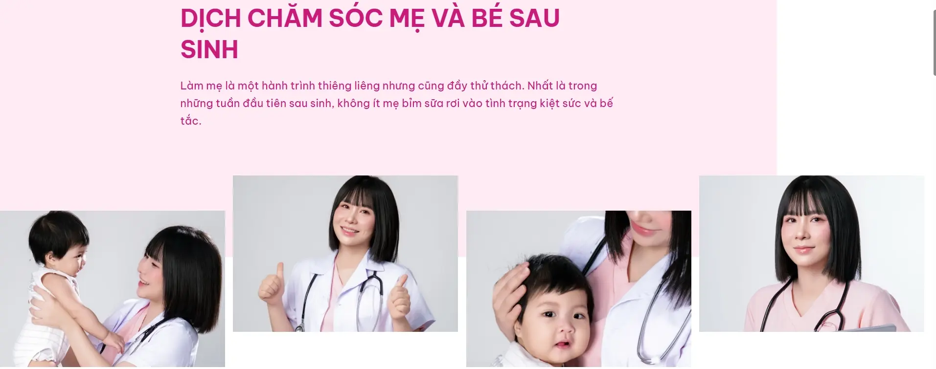Baby Care Center - Dịch vụ chăm sóc mẹ và bé sau sinh