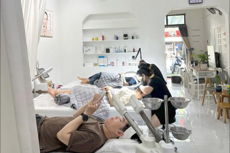 gội đầu dưỡng sinh cẩm lệ