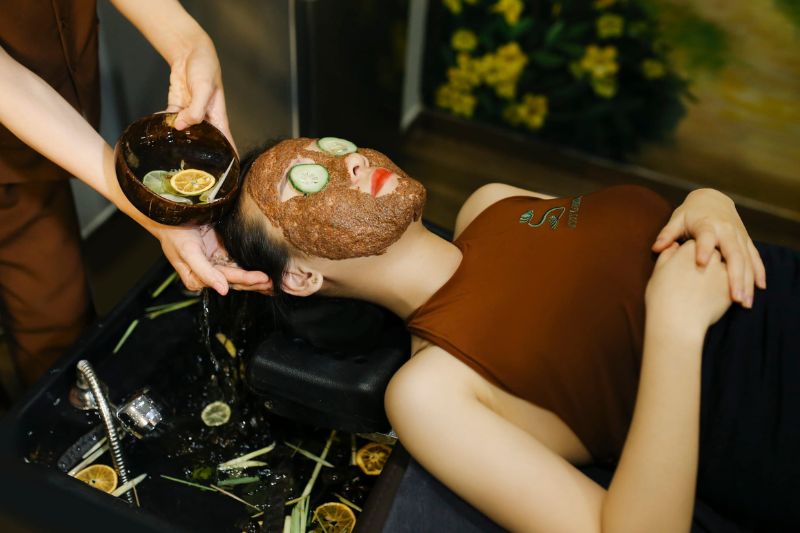 gội đầu dưỡng sinh thanh khê