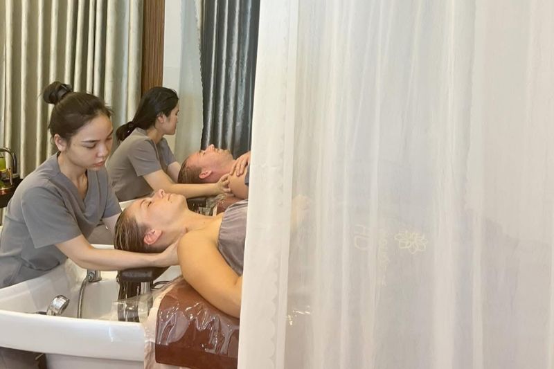 gội đầu dưỡng sinh thanh khê