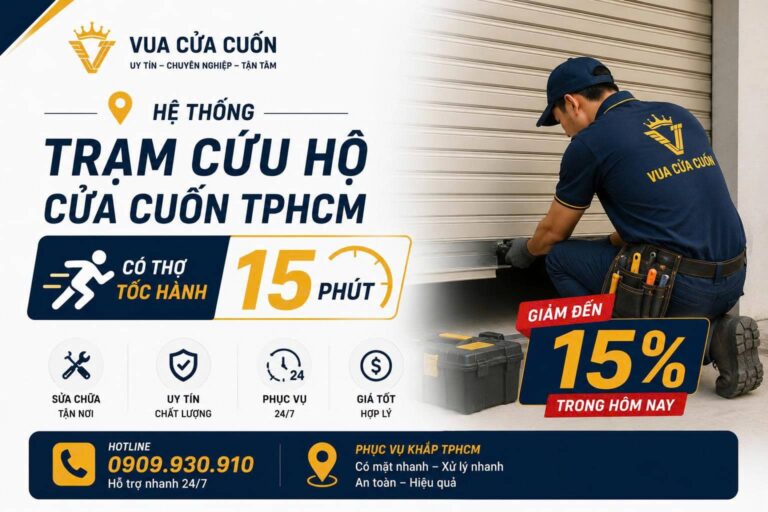 Vua Cửa Cuốn – Đơn Vị Sửa Cửa Cuốn Uy Tín Được Khách Hàng Tin Chọn