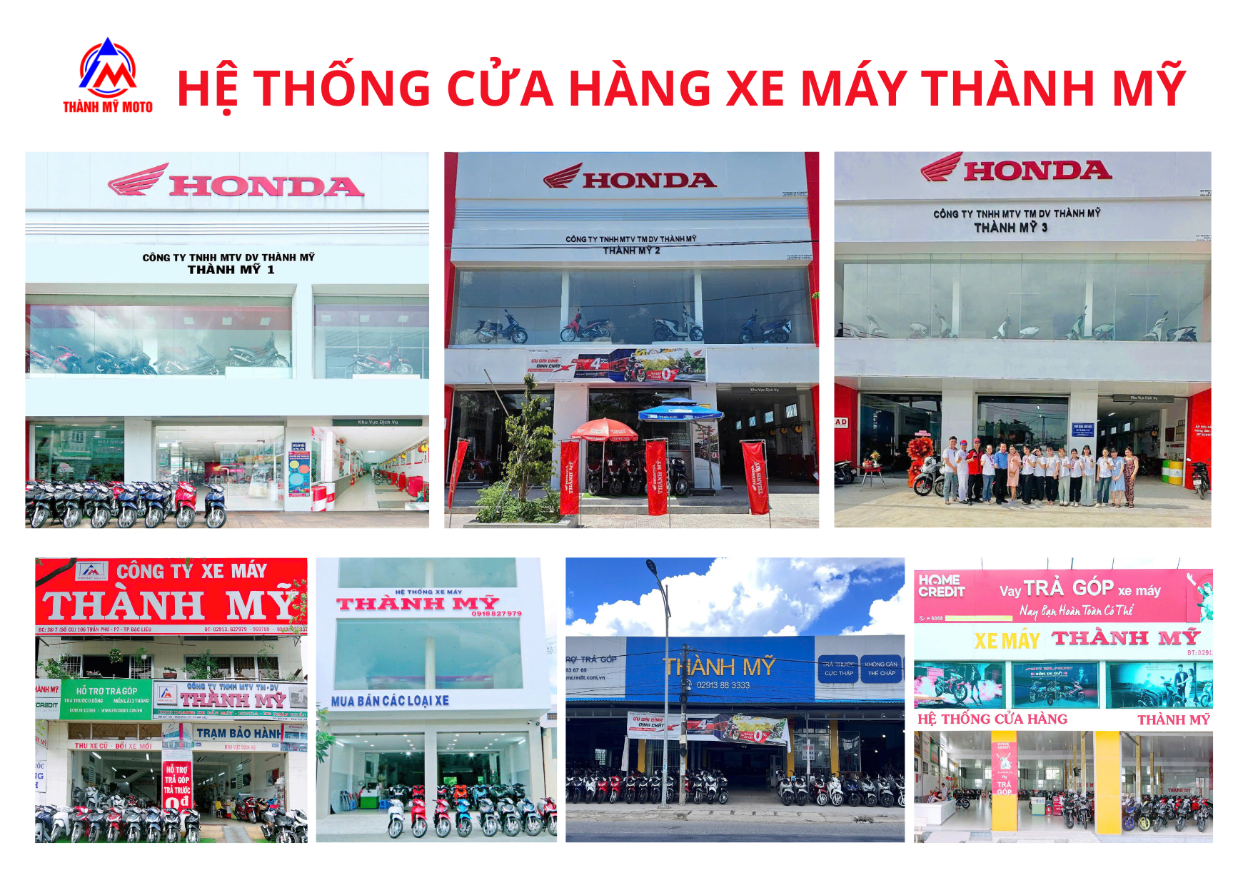 Hệ Thống Xe Máy Thành Mỹ Bạc Liêu