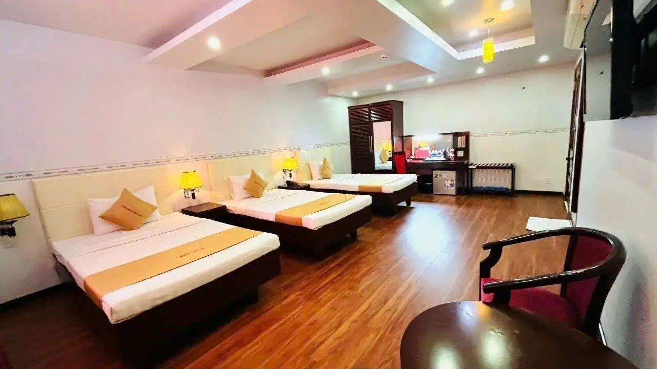 Không gian phòng tại khách sạn Helen An Giang.