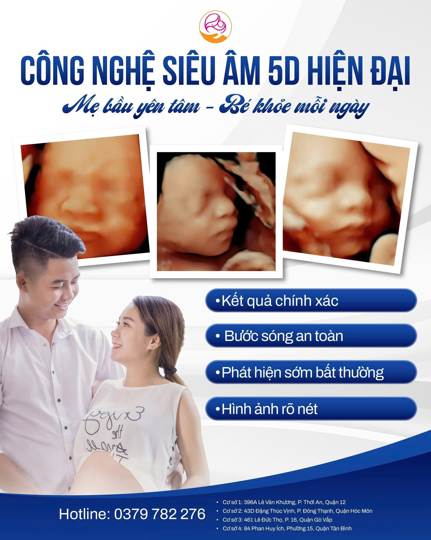 Trải nghiệm công nghệ siêu âm 4D, 5D đỉnh cao