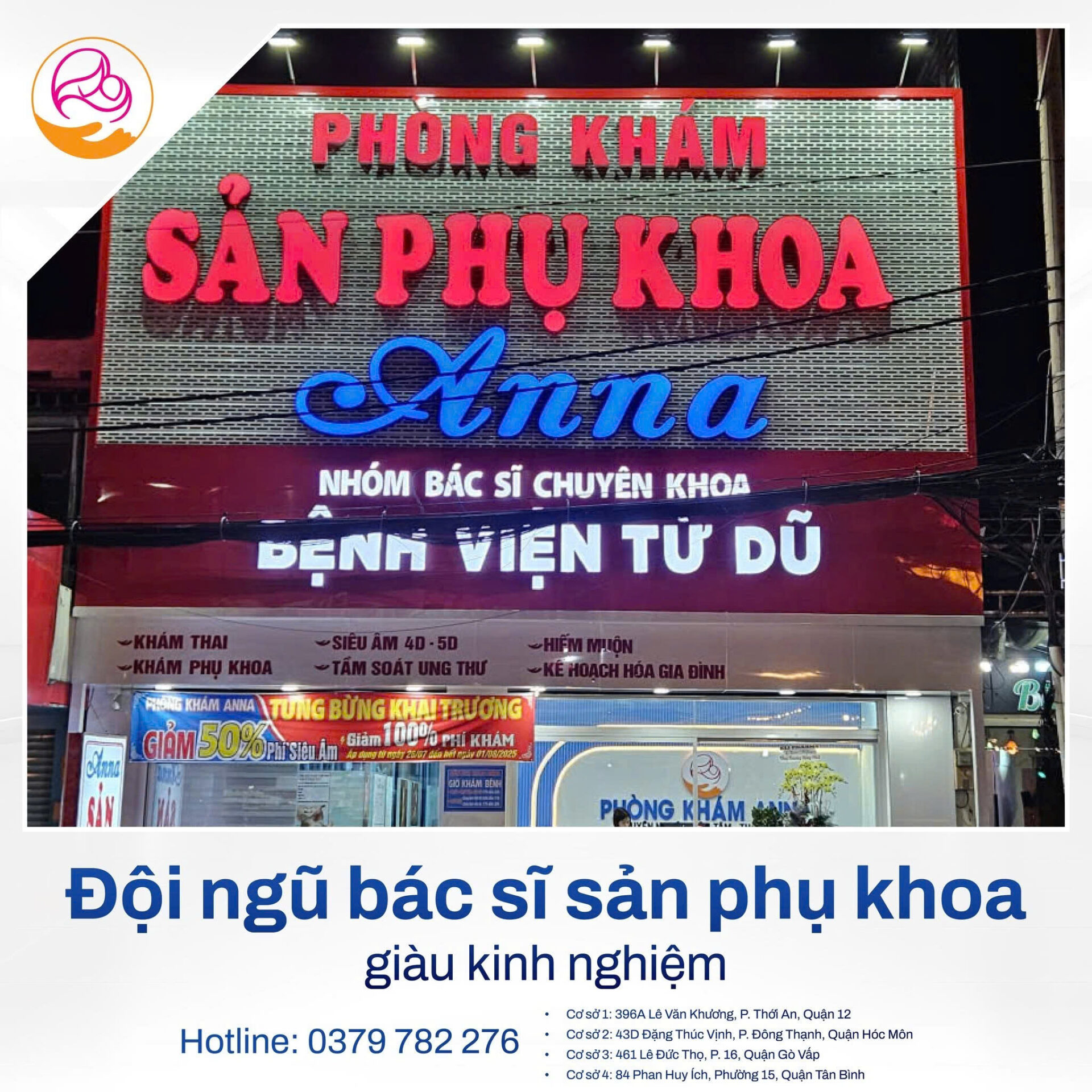 Phòng Khám Sản Phụ Khoa Anna – Điểm Tựa Vững Chắc Cho Hành Trình Thai Kỳ Trọn Vẹn