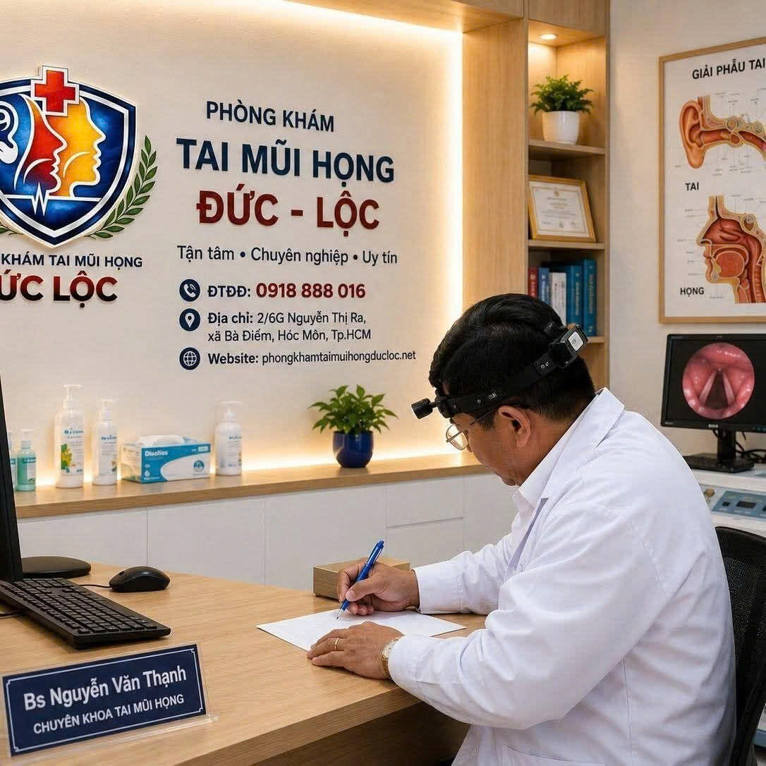 Phòng Khám Tai Mũi Họng Đức Lộc (Bs. Thạnh) – Nơi đáng tin cậy để khám tai mũi họng và thính lực cho người lớn và trẻ em