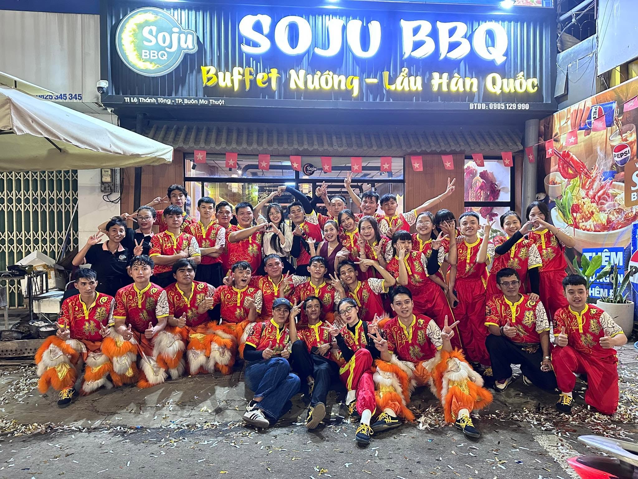 SOJU BBQ – Quán thịt nướng Hàn Quốc tại Buôn Ma Thuột được giới trẻ săn lùng.