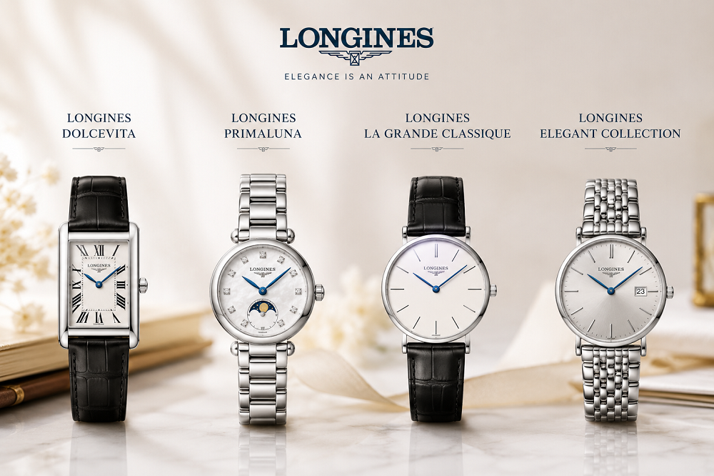 Toàn Cầu Luxury cam kết phân phối các dòng sản phẩm đồng hồ Longines chính hãng 100%