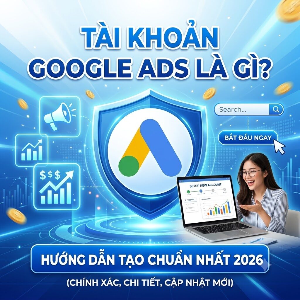 Tài Khoản Google Ads Là Gì? Hướng Dẫn Tạo Chuẩn Nhất 2026