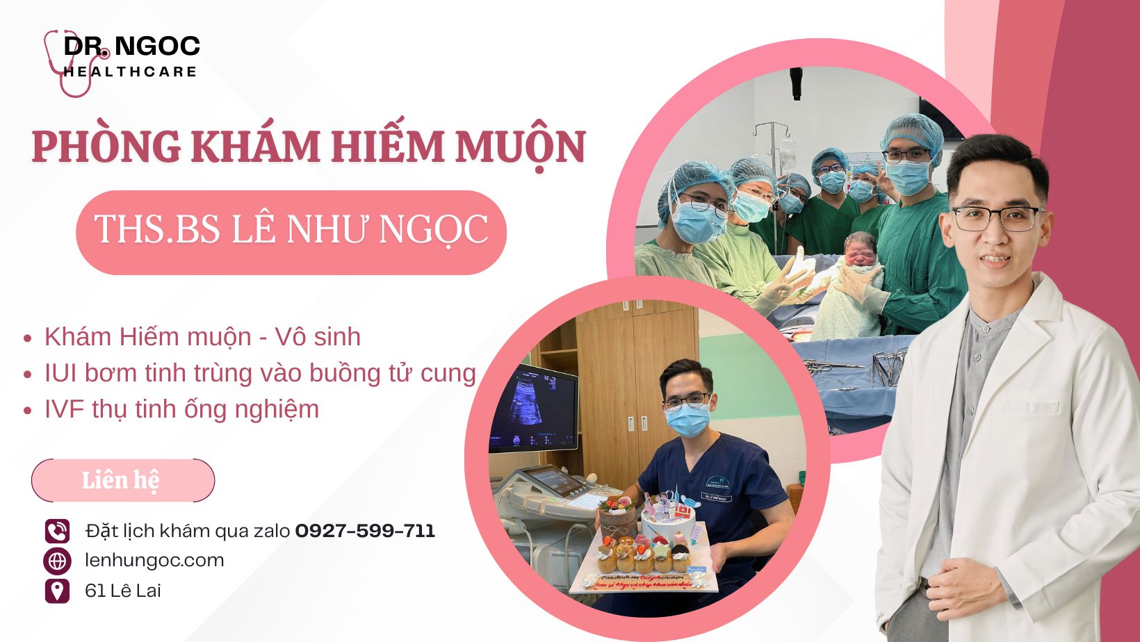 Phòng khám Sản phụ khoa Bác sĩ Lê Như Ngọc (Hope Clinic) - Không gian hiện đại, kín đáo